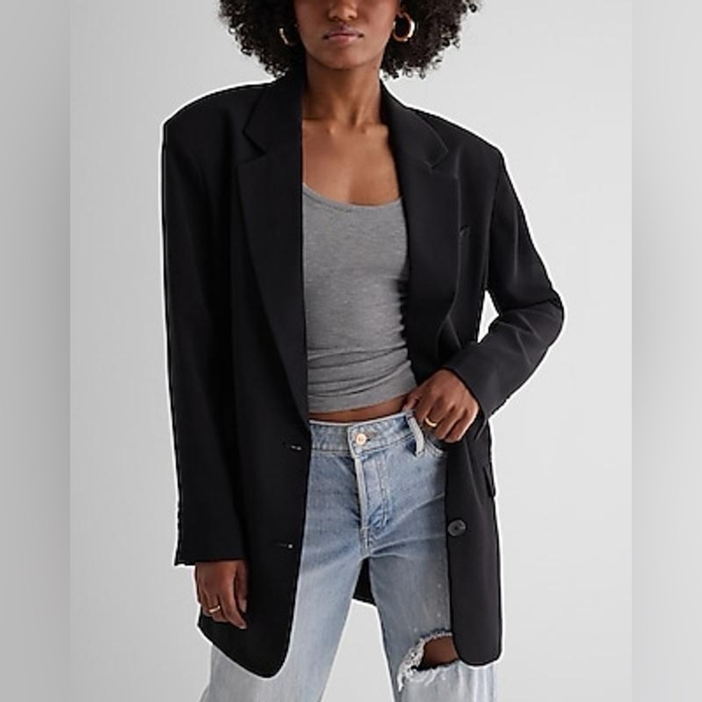 Express Oversized Boyfriend Blazer